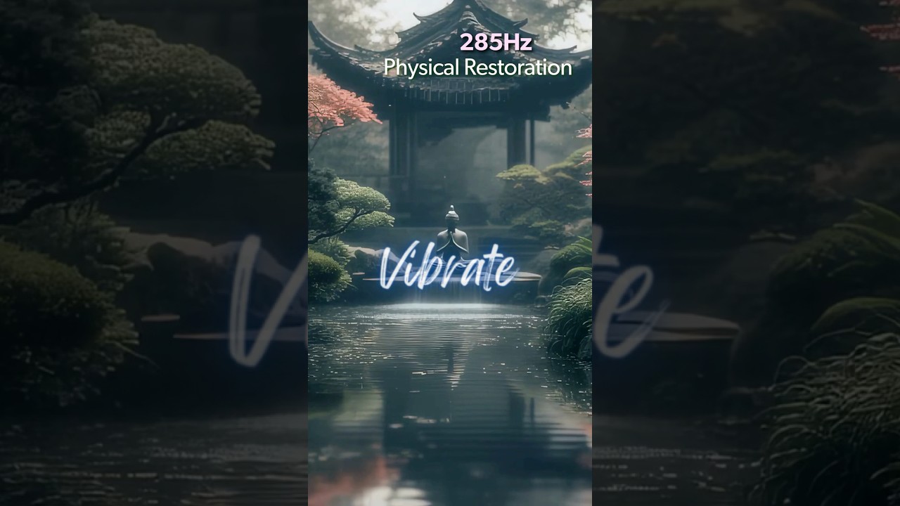 Vibrate with Vitality⚡ #285hz #wellnessmindset #bodyrestoration
