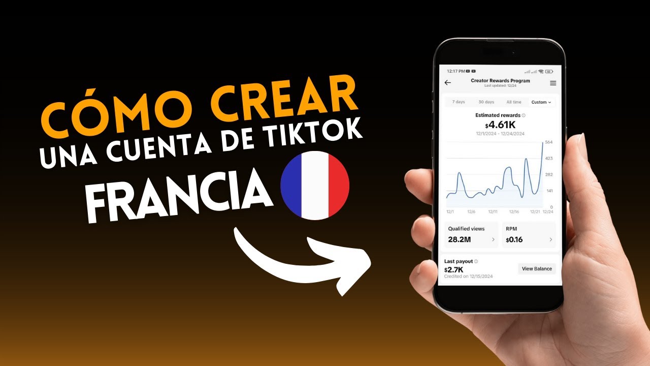 Como crear una cuenta de TIKTOK de FRANCIA desde LATINOAMERICA 2025