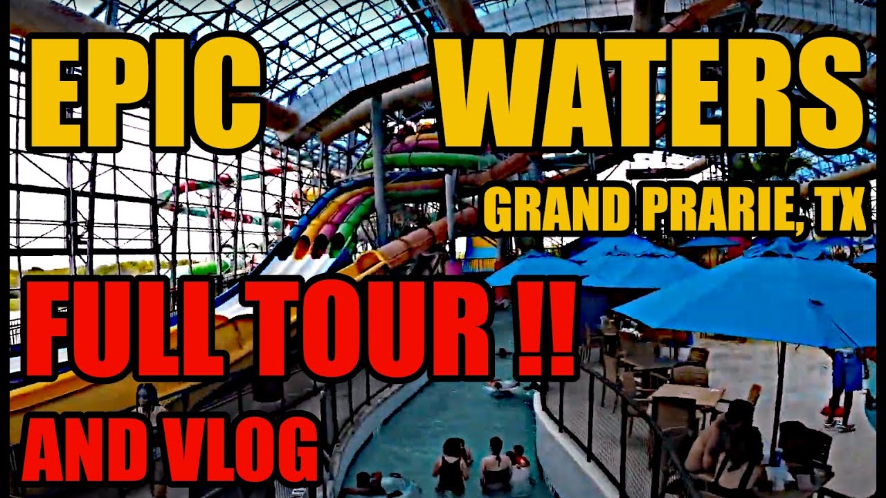 Epic Waters indoor waterpark in Dallas / GRAND PRARIE, TX VLOG