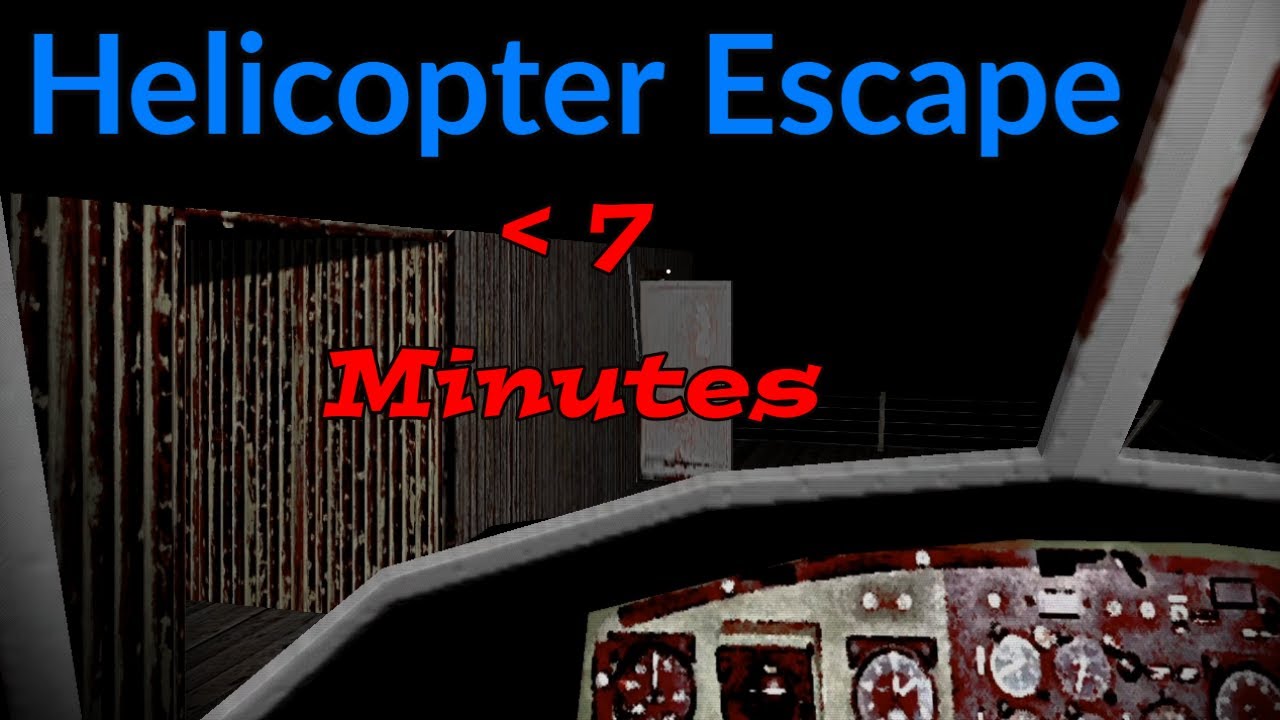 Granny Chapter Two Extreme Nightmare Mode Speedrun Less Than 7 Minutes Helicopter Escape [Former WR]