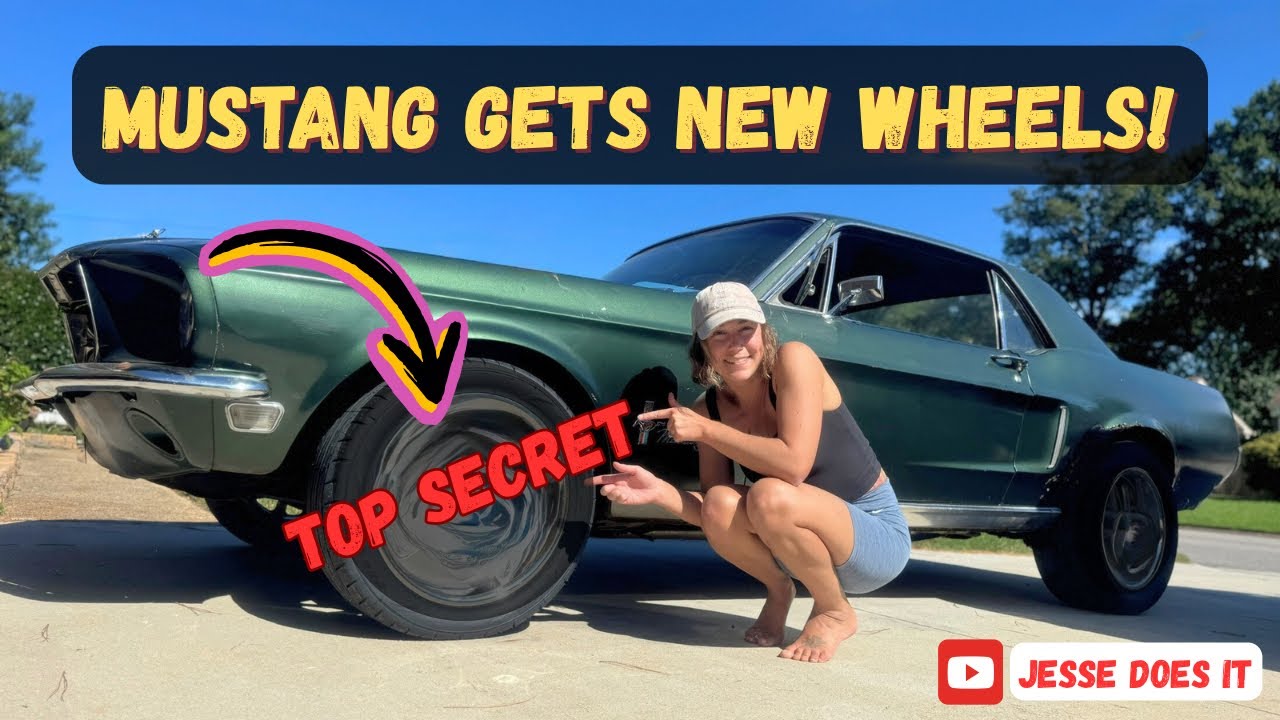 Увеличенные колеса/шины для Mustang 68 года!!!
