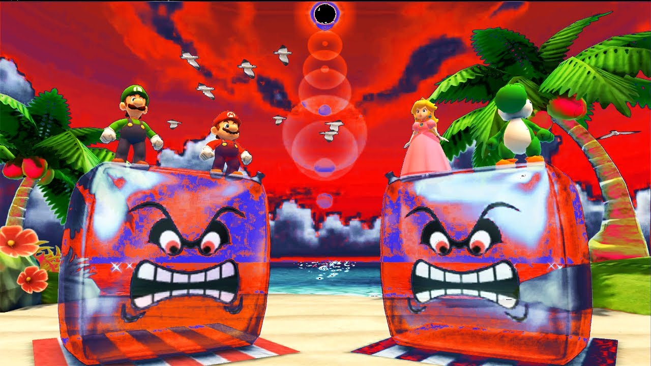 Mario Party The Top 100 MiniGames - Mario Vs Luigi Vs Peach Vs Yoshi (Master Cpu)