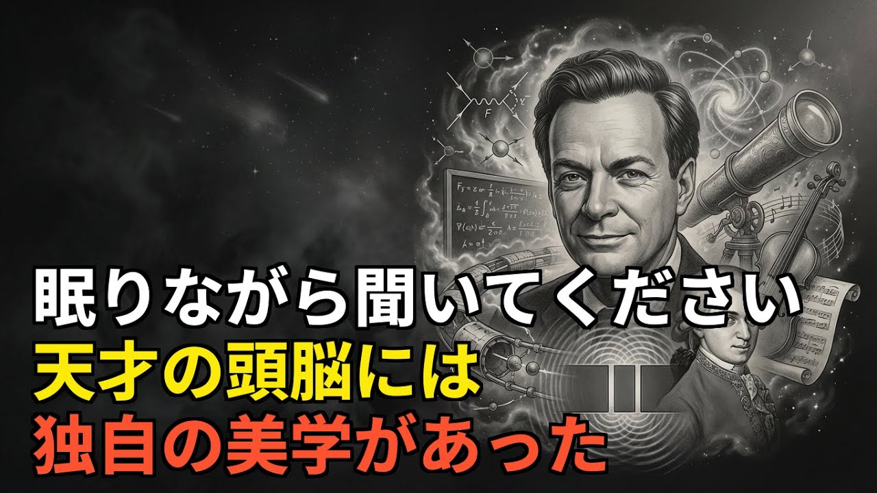 🌙 眠る前に聴く リチャード・ファインマンが物理学のモーツァルトと呼ばれる理由 #睡眠ドキュ
