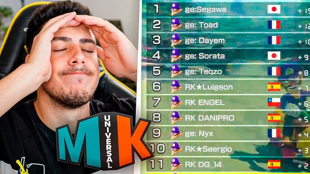LA MEJOR WAR OFICIAL que VERÁS de MARIO KART COMPETITIVO 🤯