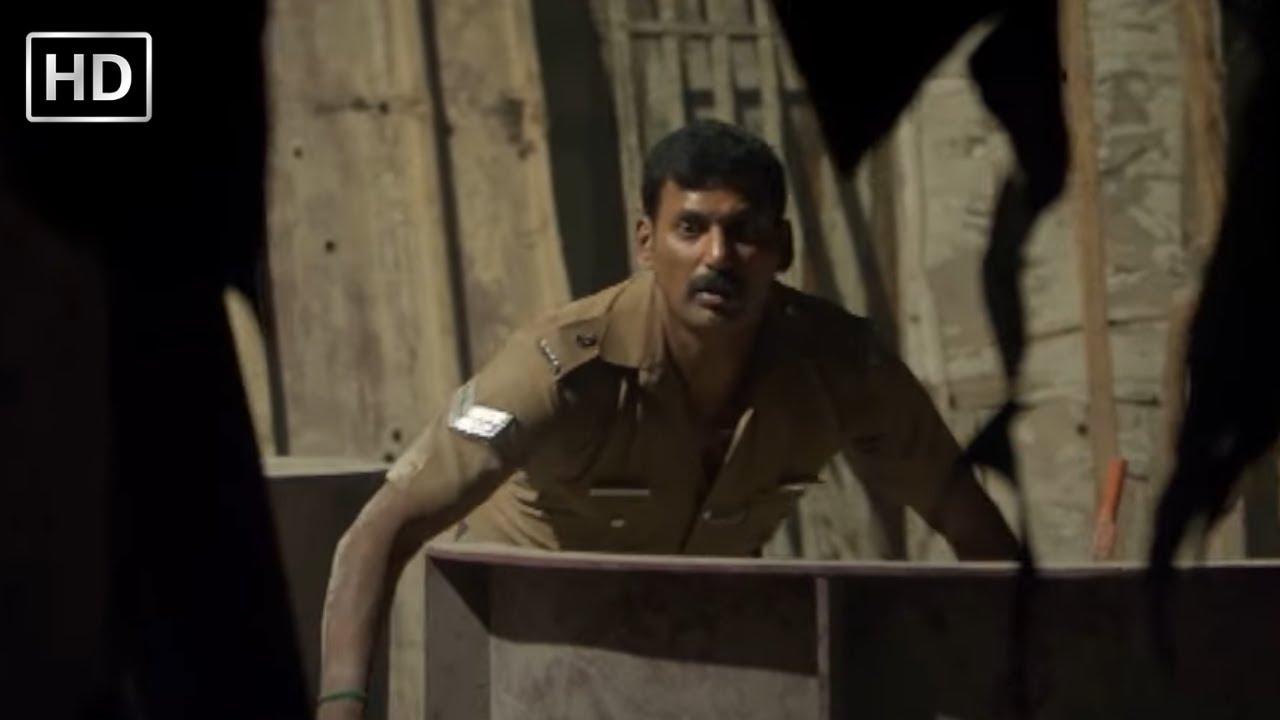 Lathi Charge Movie Scene - क्या विशाल अपने बच्चे को बचा पाएंगे - Vishal Action Scene HD