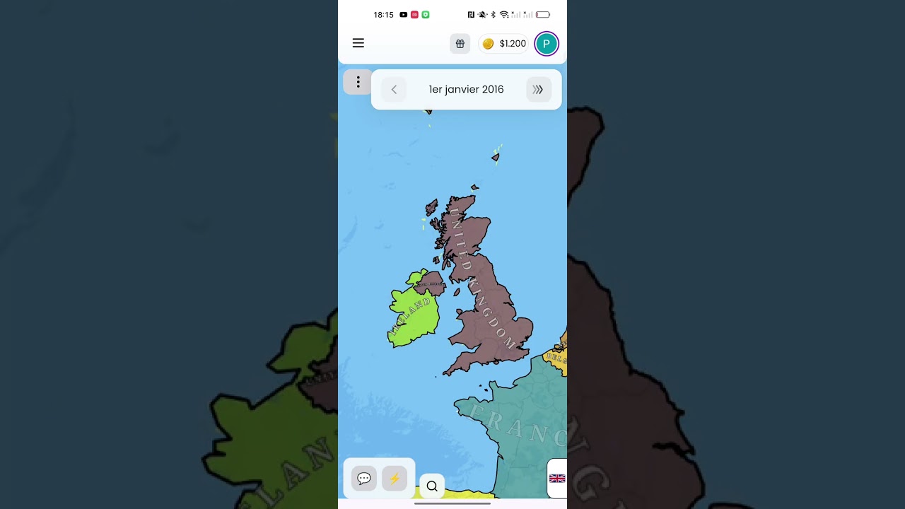 Talking in chat as the Uk in Pax historia part 1
