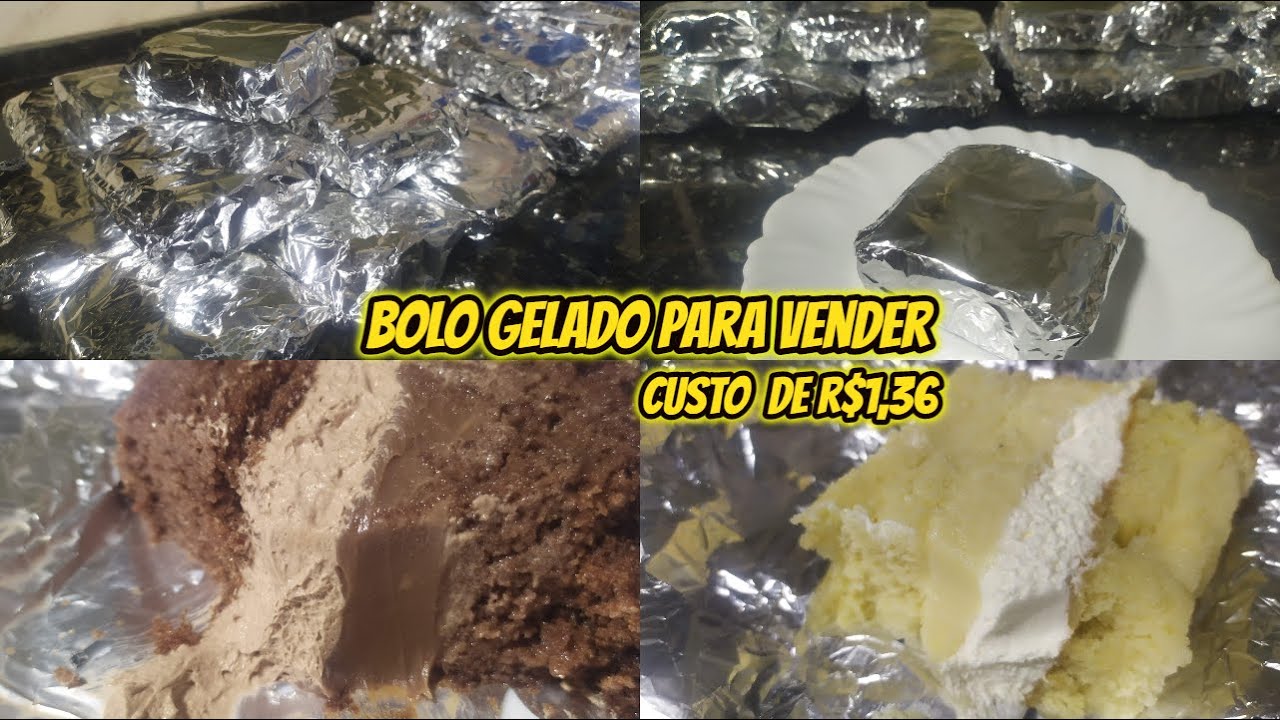 BOLO GELADO DE LEITE NINHO l BOLO GELADO DE CHOCOLATE FÁCIL l VENDE MUITO BEM