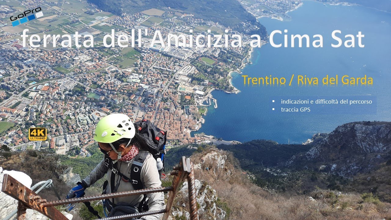 Ferrata dell'Amicizia a Cima Sat. Trentino, Riva del Garda