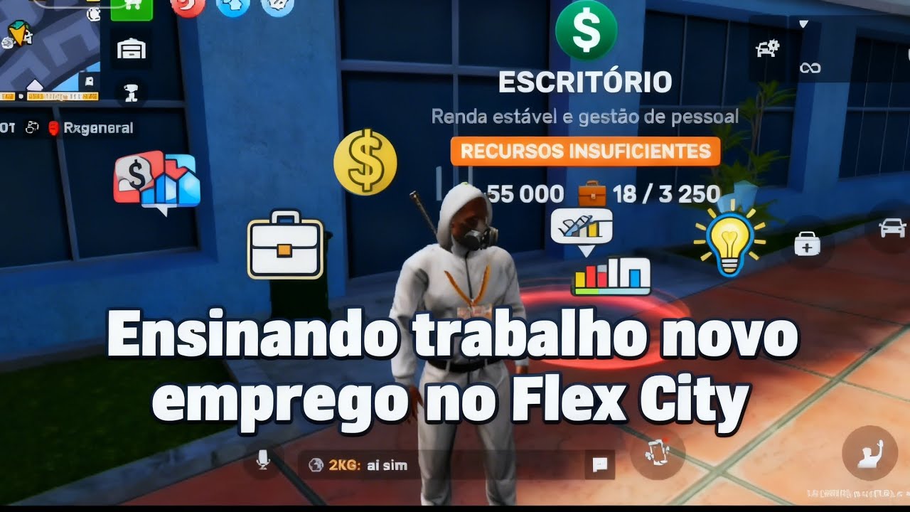 Ensinando trabalho no novo emprego dás maleta no #flexcity 