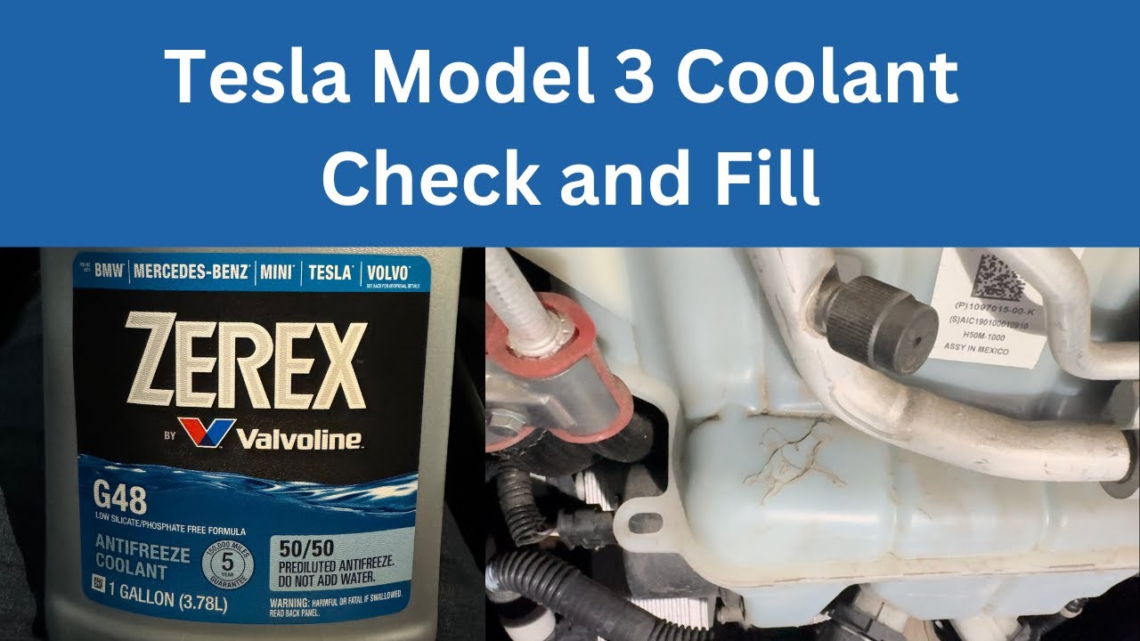 Tesla Model 3 Coolant Top Off - Super easy!