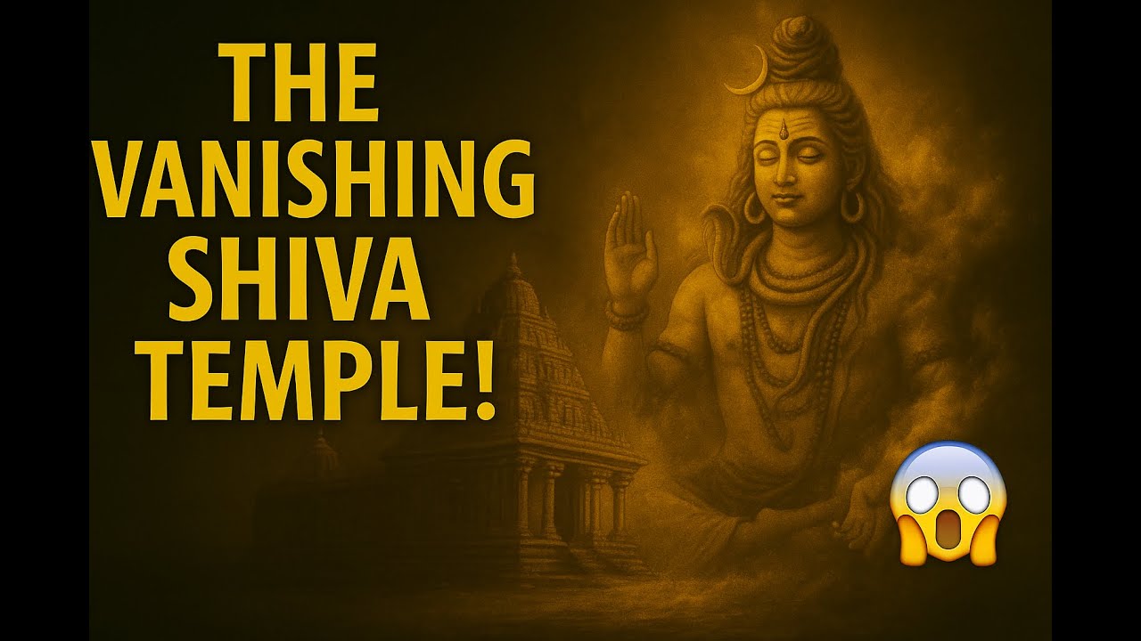THE VANISHING SHIVA TEMPLE 😱 | The Temple That Disappears Before Your Eyes!
