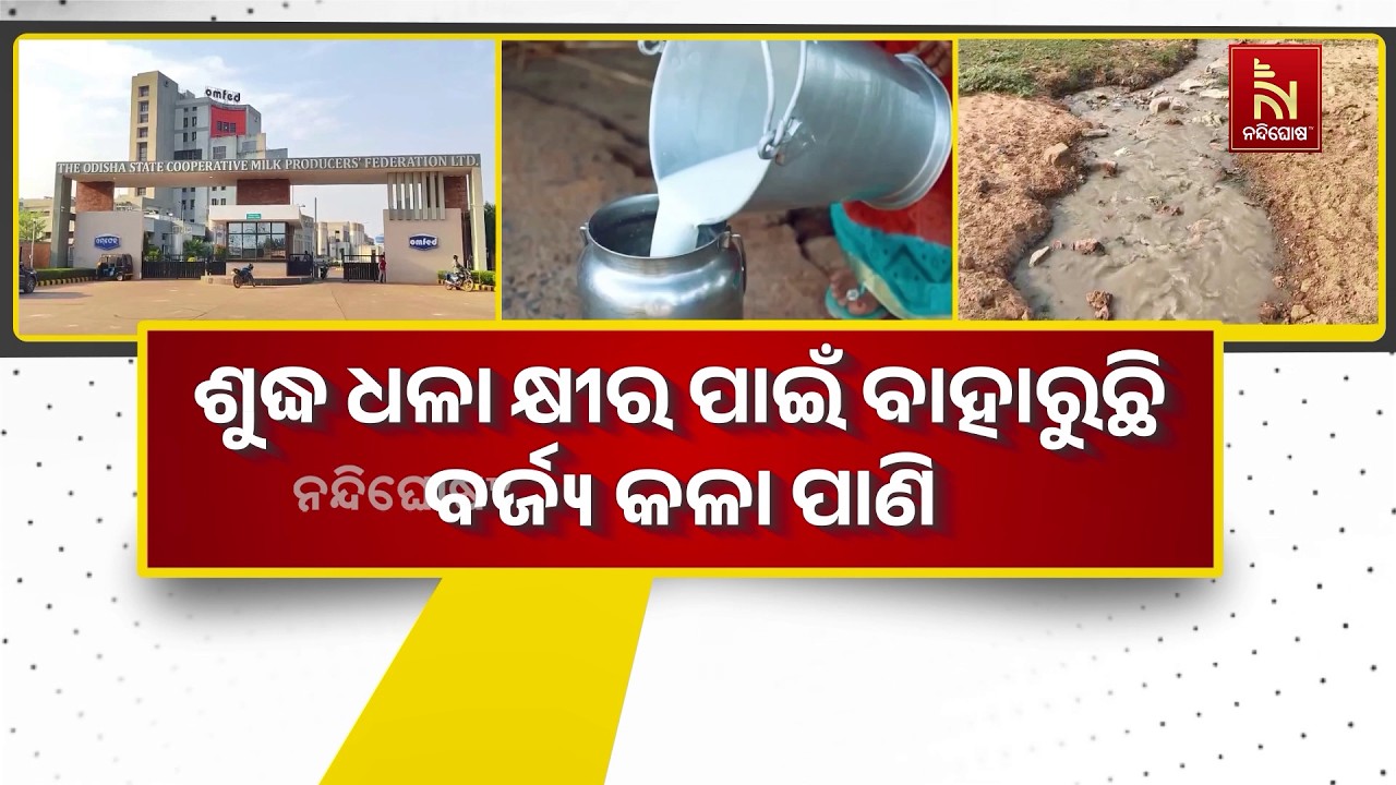 ଓମଫେଡ କର୍ତ୍ତୃପକ୍ଷଙ୍କ ଅବହେଳା ଯୋଗୁଁ ବିଷ ପାଲଟିଲାଣି କାଠଯୋଡ଼ି ନଦୀ ଜଳ