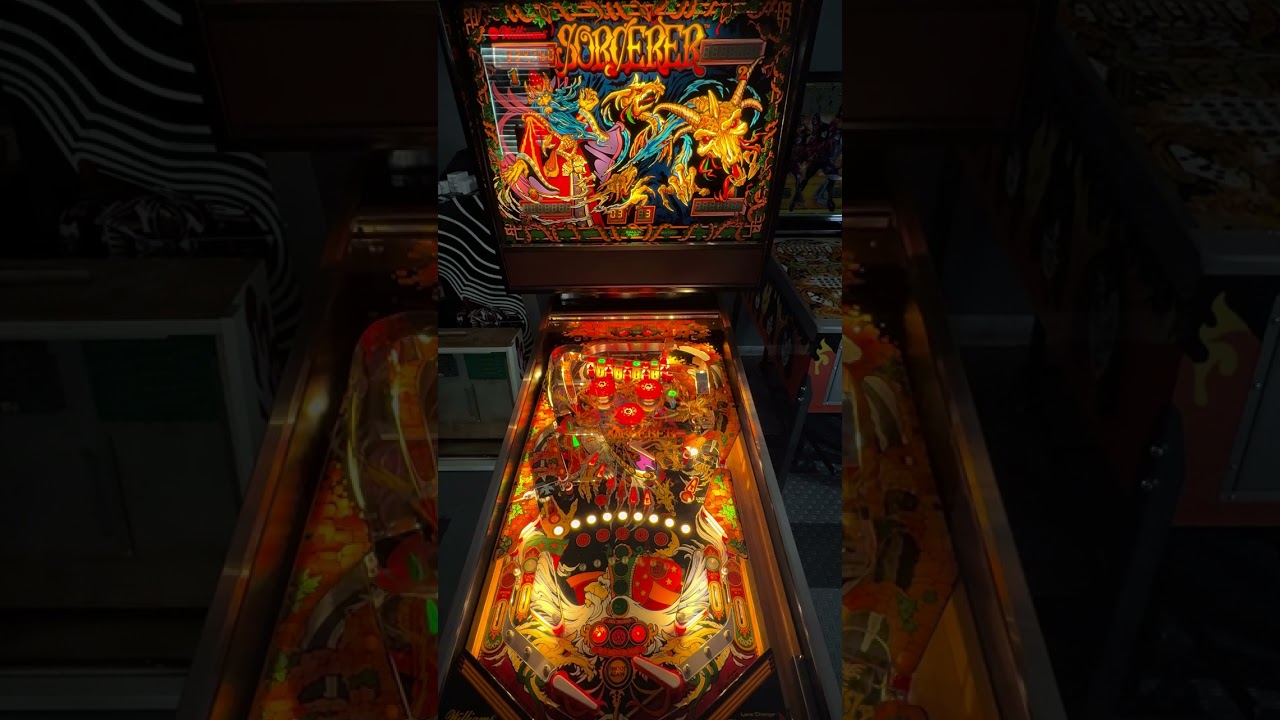 Williams Sorcerer Pinball Machine Restoration Gameplay
