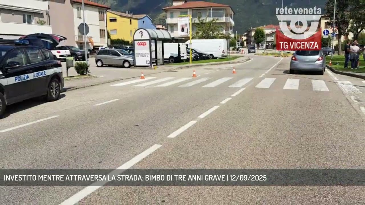 INVESTITO MENTRE ATTRAVERSA LA STRADA: BIMBO DI TRE ANNI GRAVE | 12/09/2025