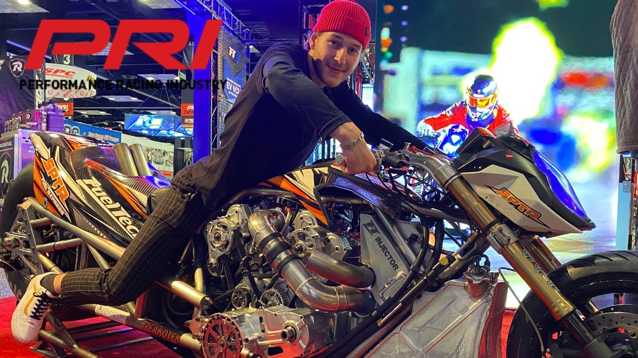 Top Fuel Motorcycle big NHRA Announcement & walk around the PRI Trade Show in Indy