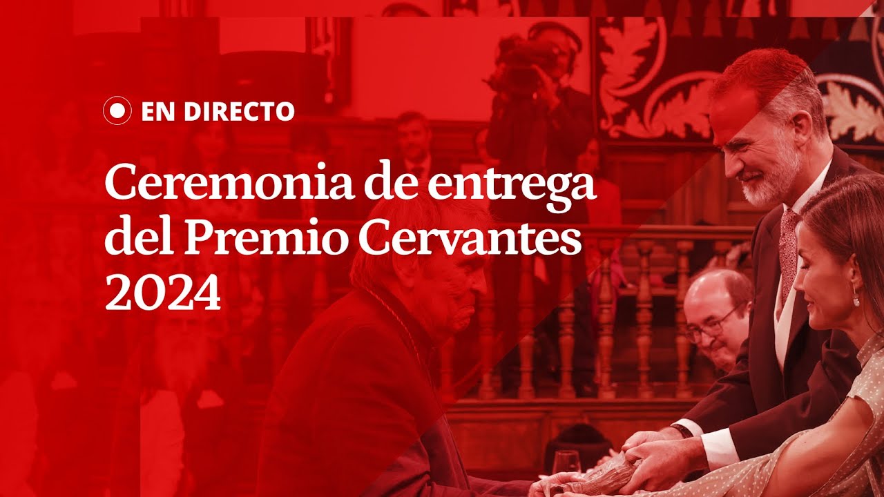 EN DIRECTO | Los reyes entregan el Premio Cervantes 2024 al escritor Álvaro Pombo