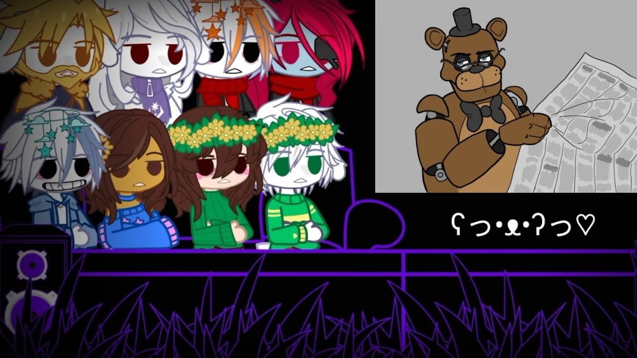 (🇧🇷🇺🇸🇲🇽) Undertale react to Fnaf memes Prt_6
