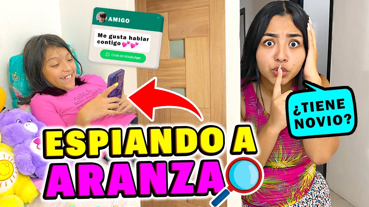 ESPÍE a ARANZA por 24hrs😱 ¿CON QUIÉN HABLA? | Bris Merlin
