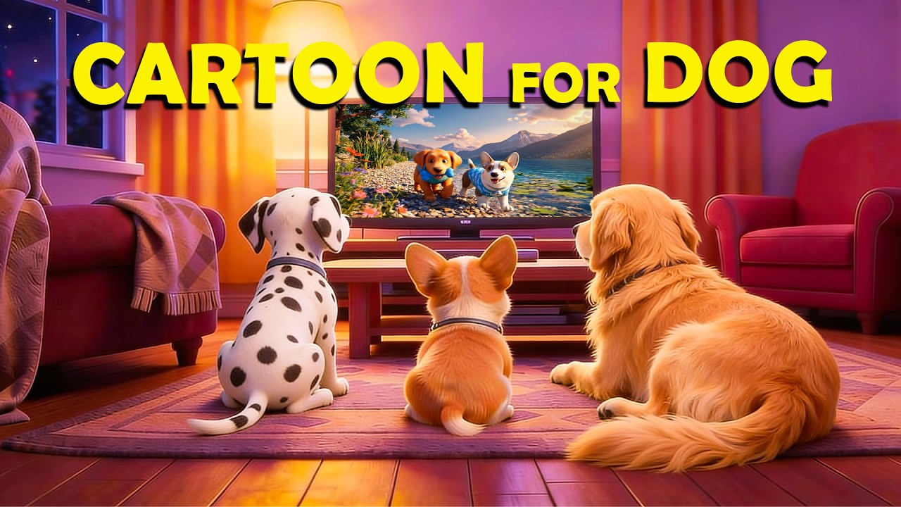 Мультфильмы для собак 📺🐶 Лучший мультфильм для собак «Один дома» 🐾 Успокаивающая музыка для трево