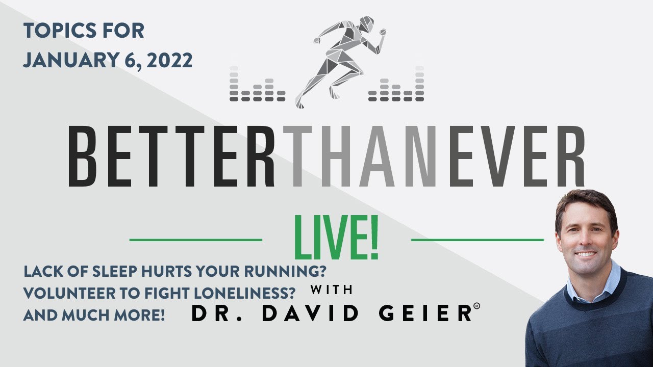 Lack of sleep and running performance, exercise and weight loss, and much more!