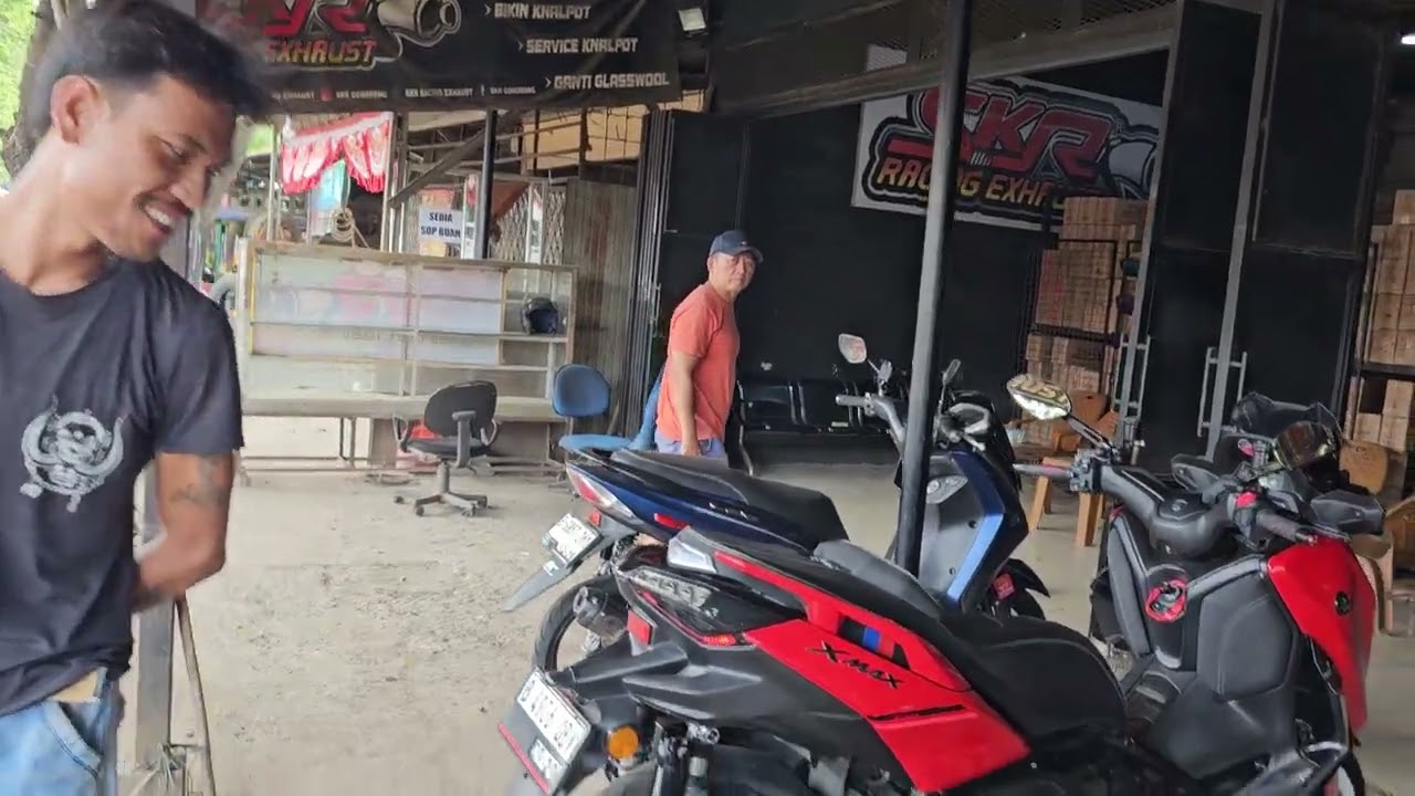 YAMAHA XMAX STANDARD RACING EXHAUST FULL SYSTEM CAN REQUEST SOUND ACCORDING TO YOUR TASTE BY SKR ...