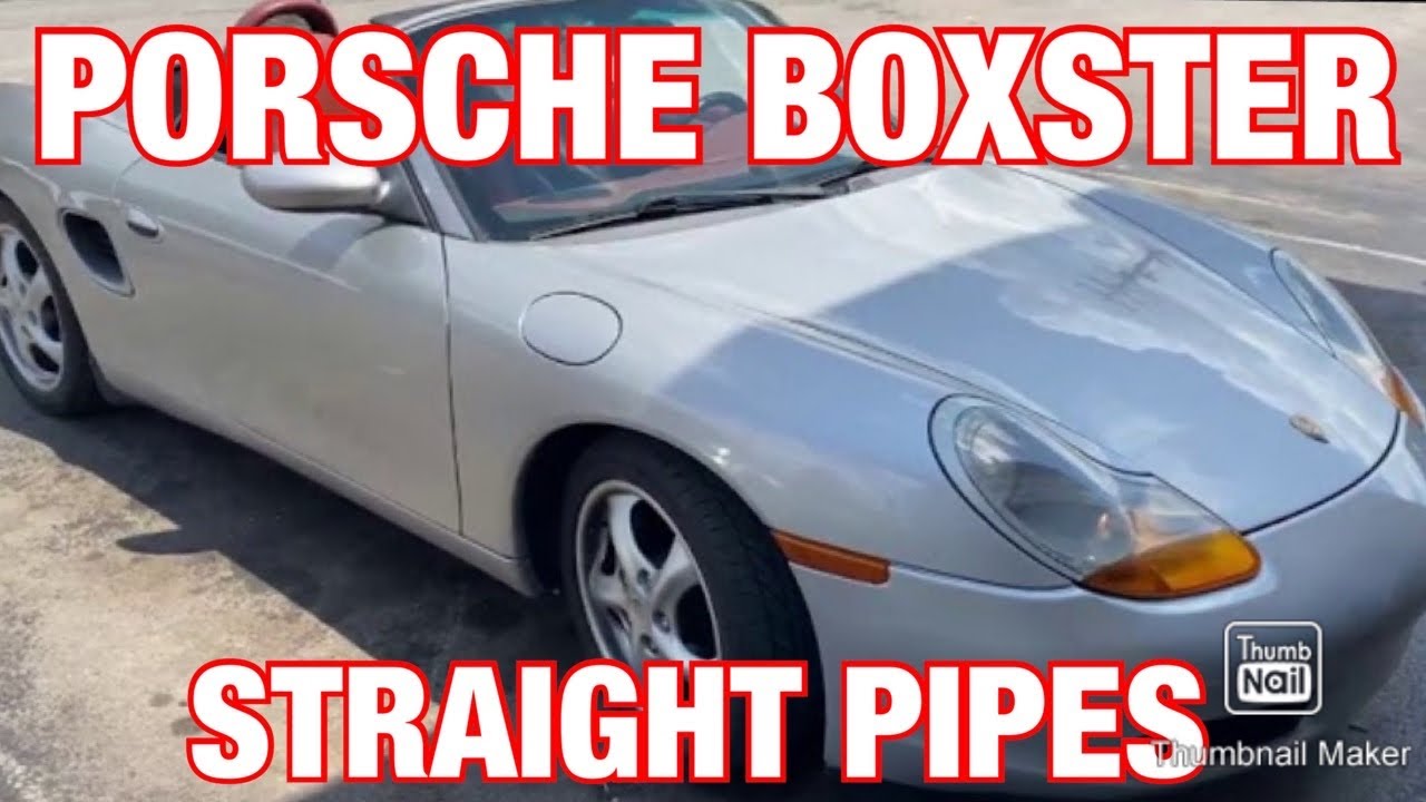 1999 Porsche Boxster DUAL EXHAUAST w/ STRAIGHT PIPES!