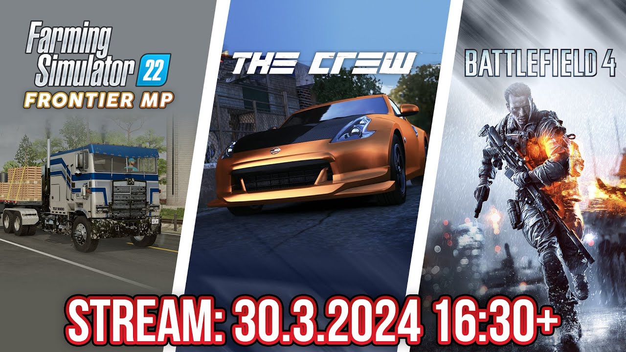 FARMING SIMULATOR 22 FRONTIER MP: VELIKONOČNÍ VÝROBNA | ROZLOUČENÍ S THE CREW | BATTLEFIELD 4