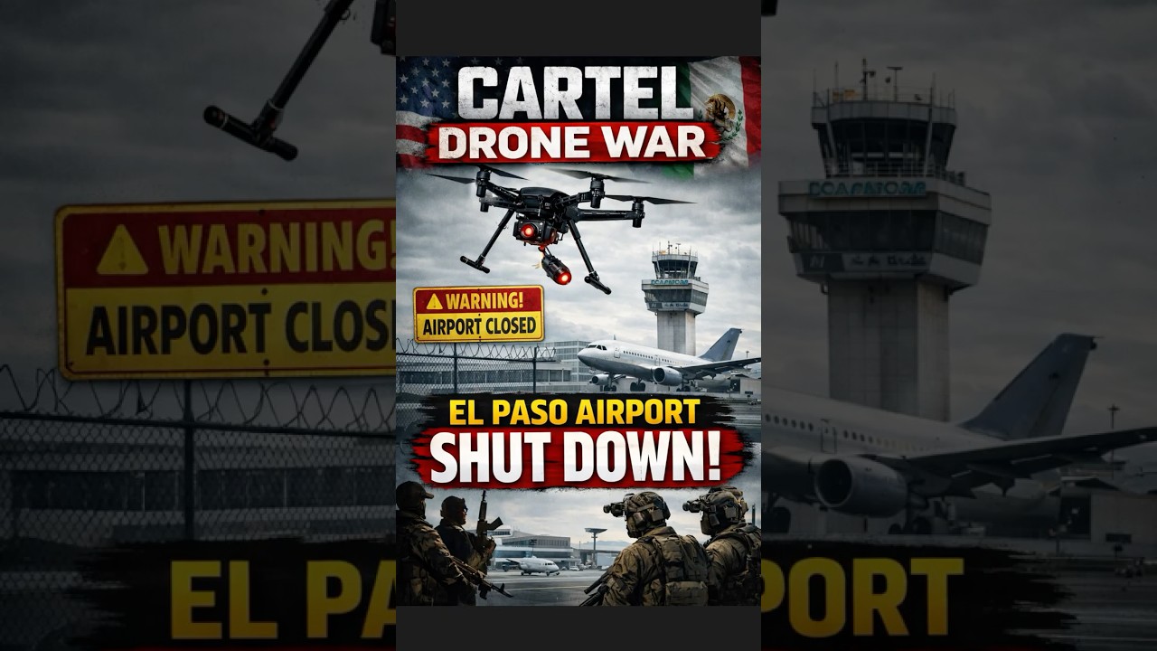 Cartel Drones Shut Down El Paso TX Airport | We Warned You This Would Happen