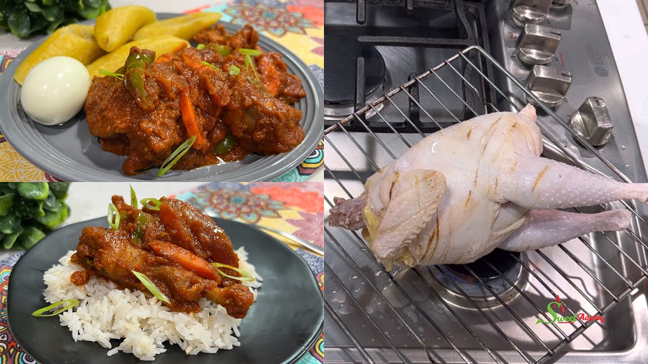 2 Easy Chicken Stew Recipes Without Oil, How To Make The Authentic Ghanaian Chicken Stew With No Oil