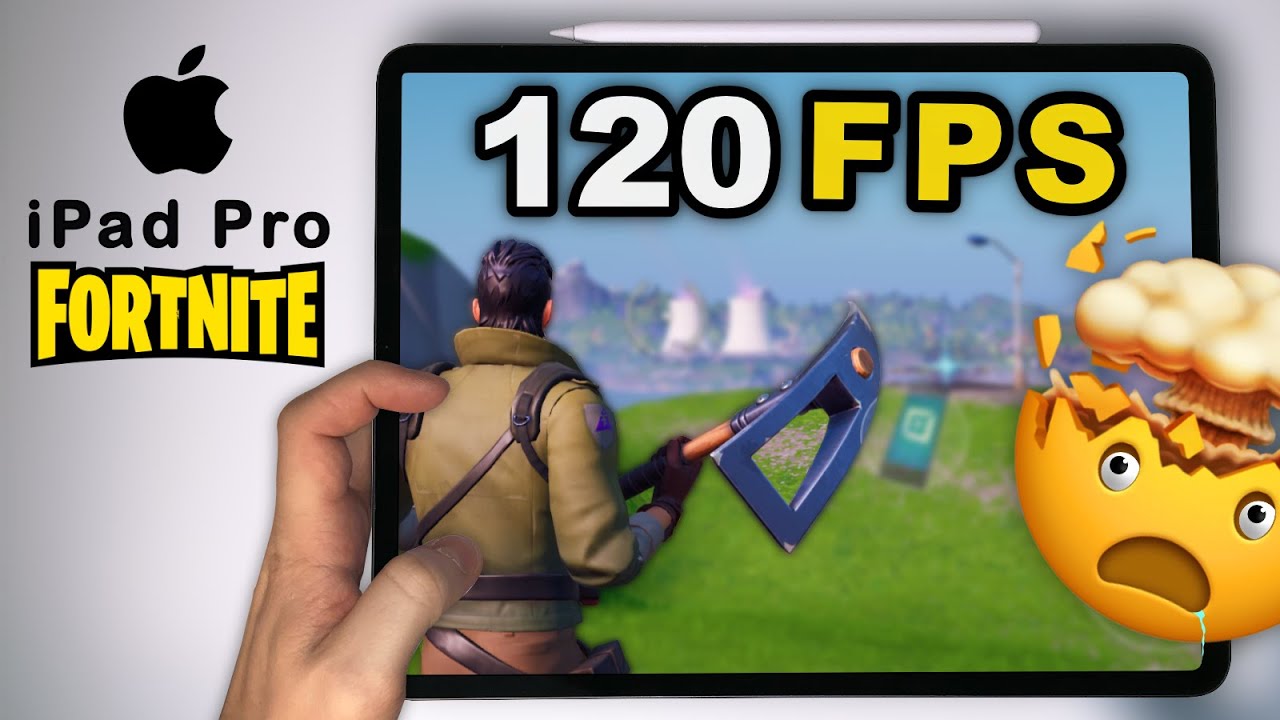 How is Fortnite 120 FPS on Apple iPad Pro - Gameplay Test
