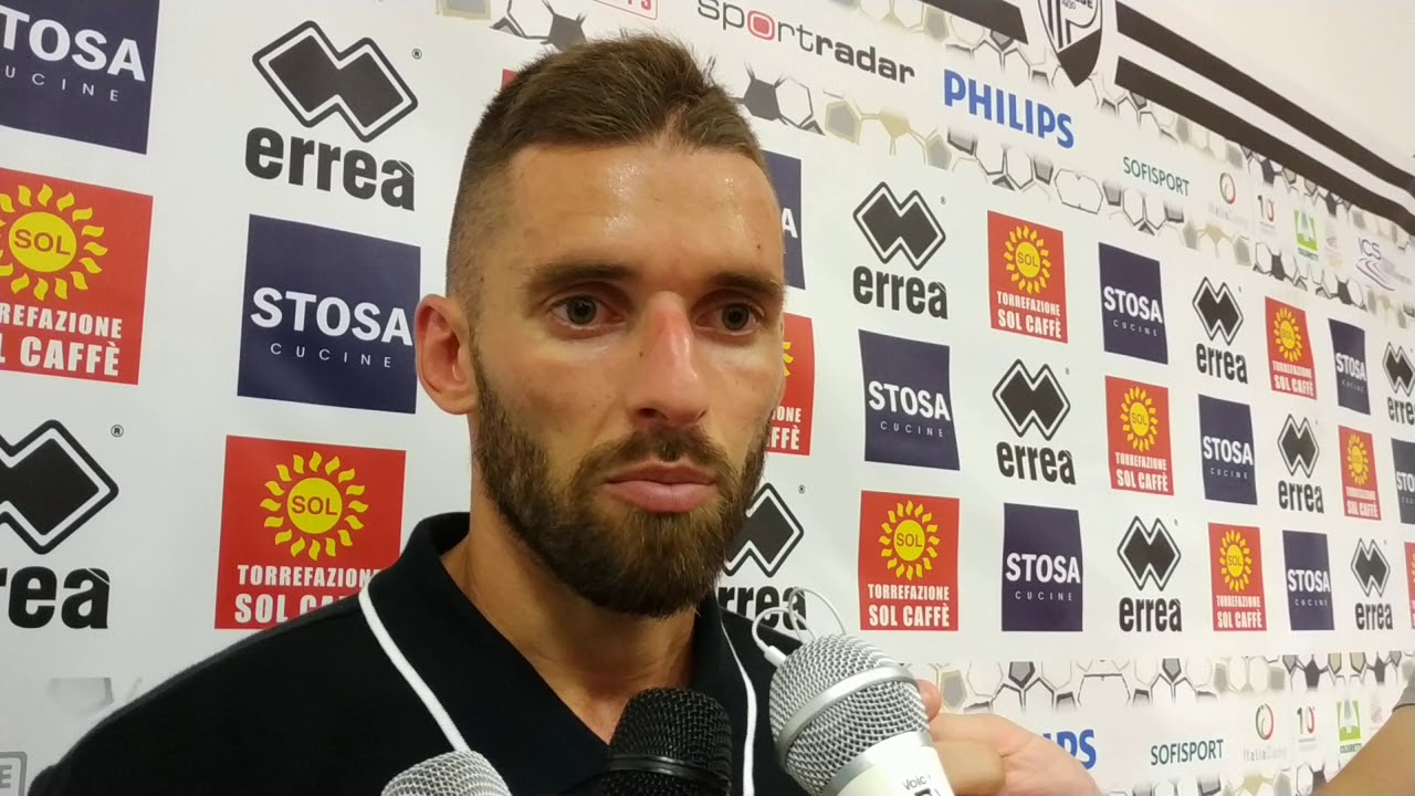 Fabio Foglia al termine di Pianese-Arezzo 1-0
