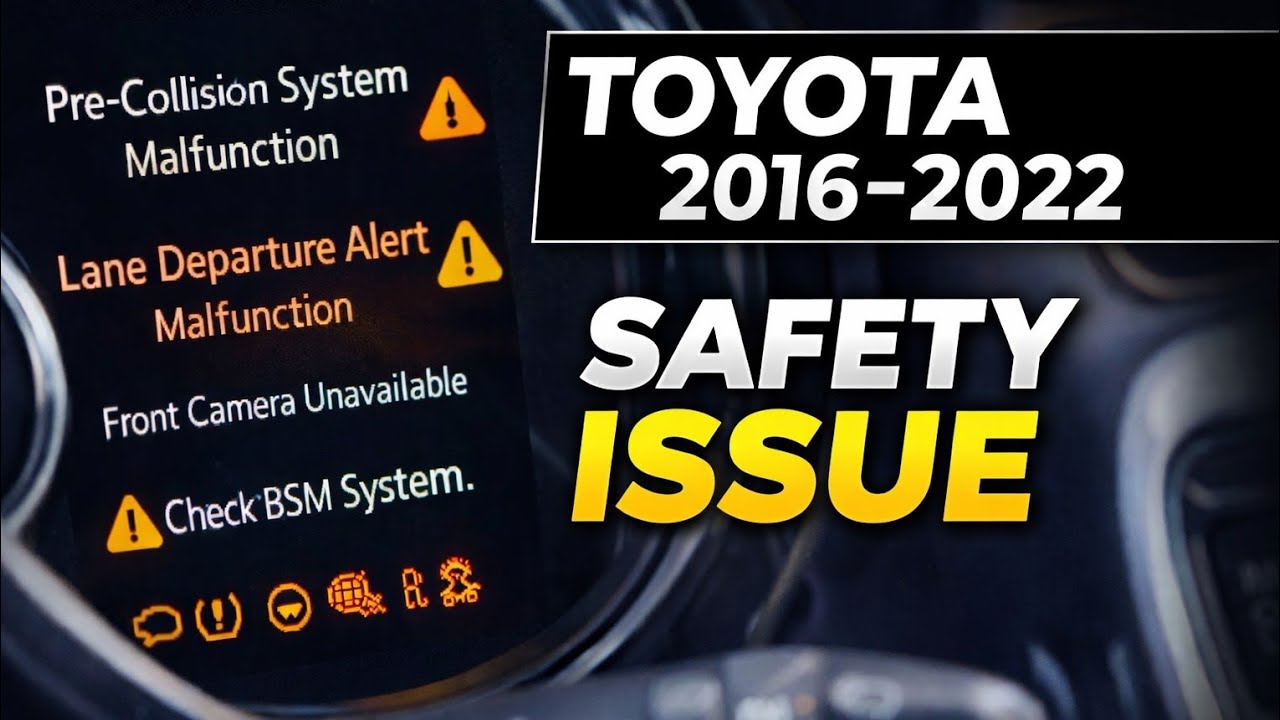 Неисправность системы предотвращения столкновений Toyota + ошибки системы помощи при движении по ...