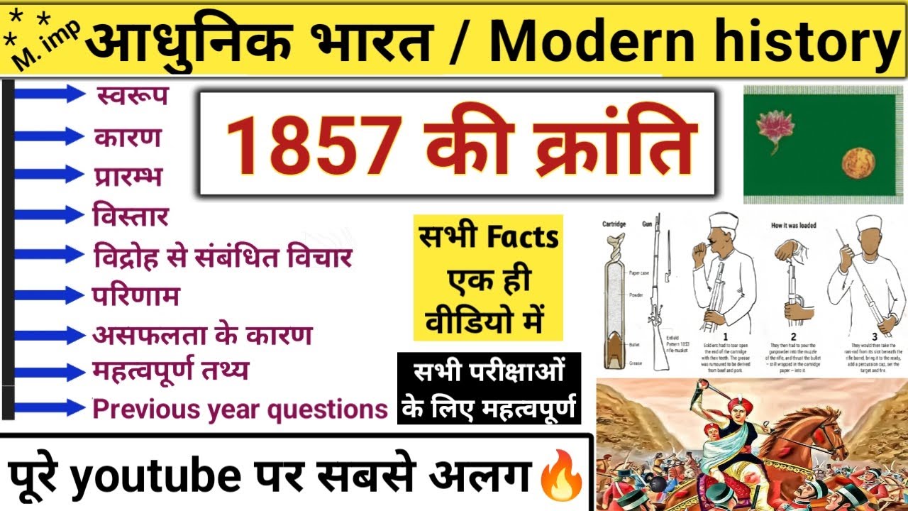 1857 ki kranti | 1857 की क्रांति | Revolt of 1857 | 1857 ka vidroh | modern history | Study vines