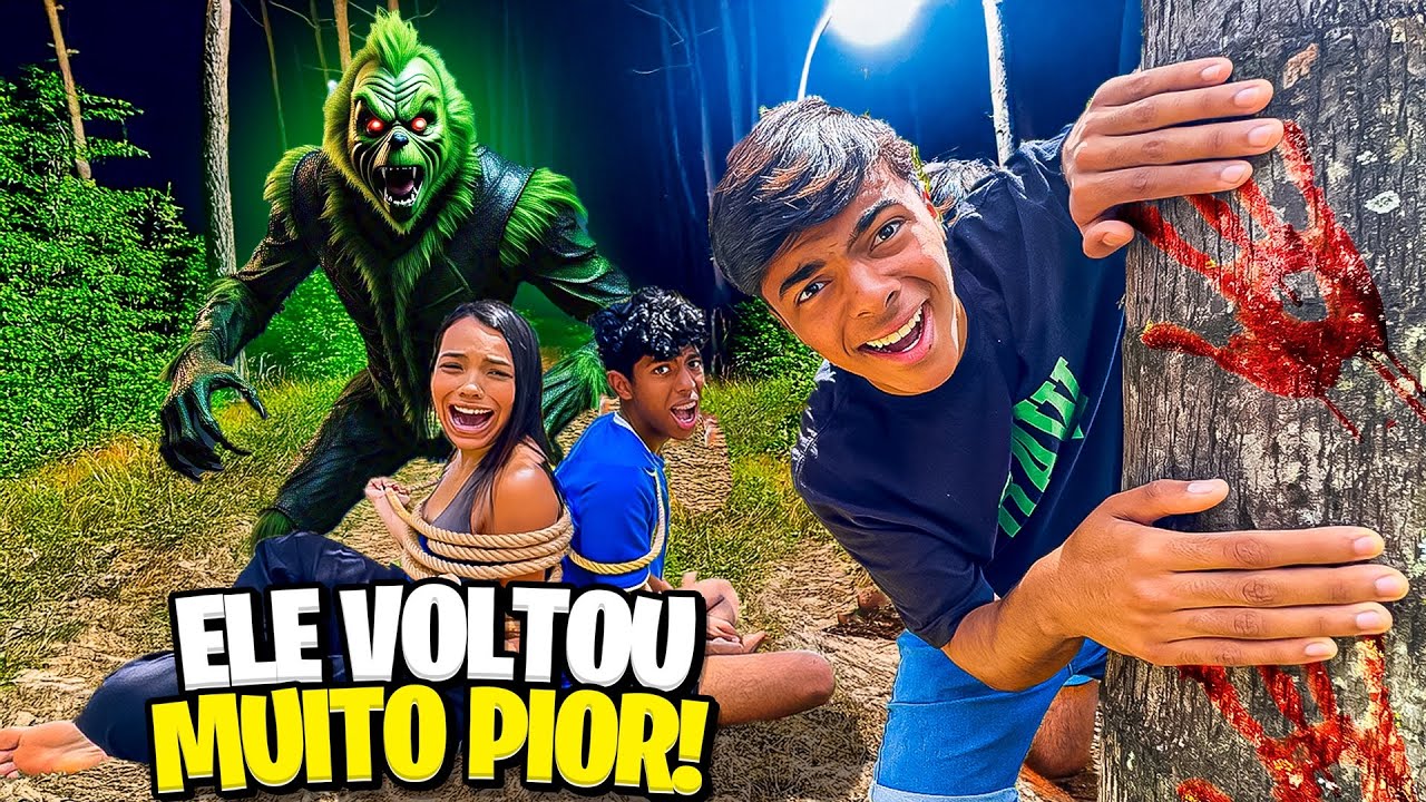 O GRINCH DO MAL VOLTOU MUITO PIOR QUE ANTES…😨 *levou eles!