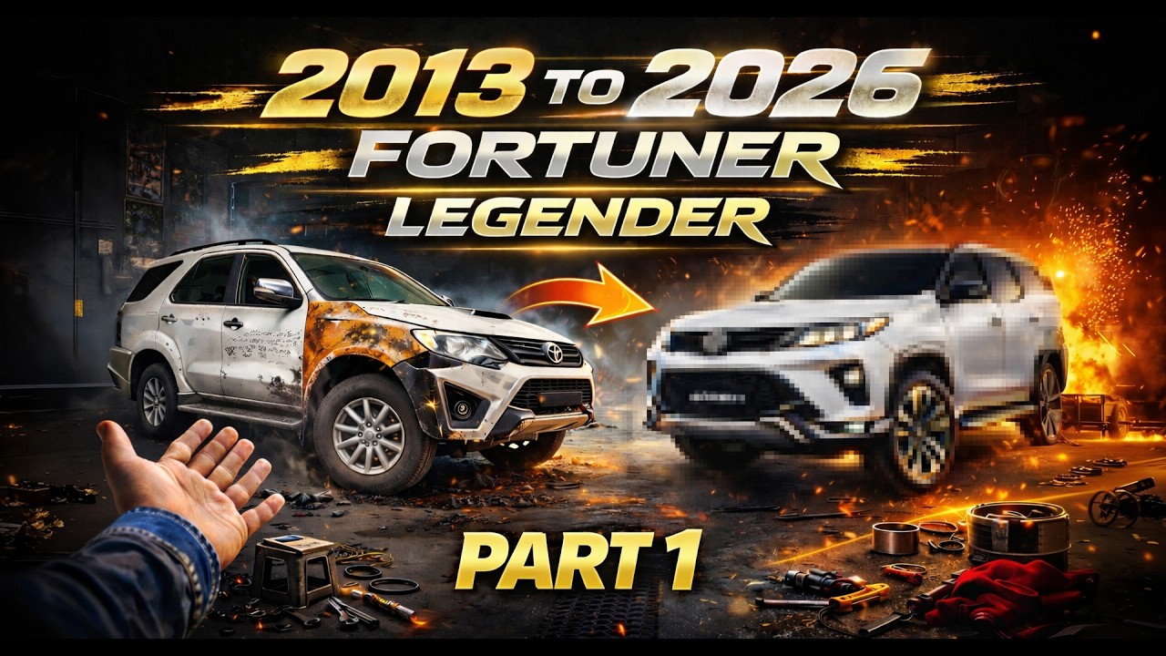 #2013 to #2026 fortuner legender transformation | auto unique noida #automobile #fortunerlegendar