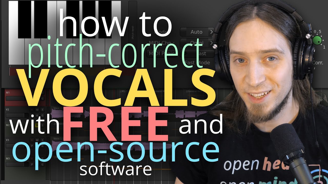 How to pitch correct vocals with Free Software on Linux (x42-Autotune in Ardour)
