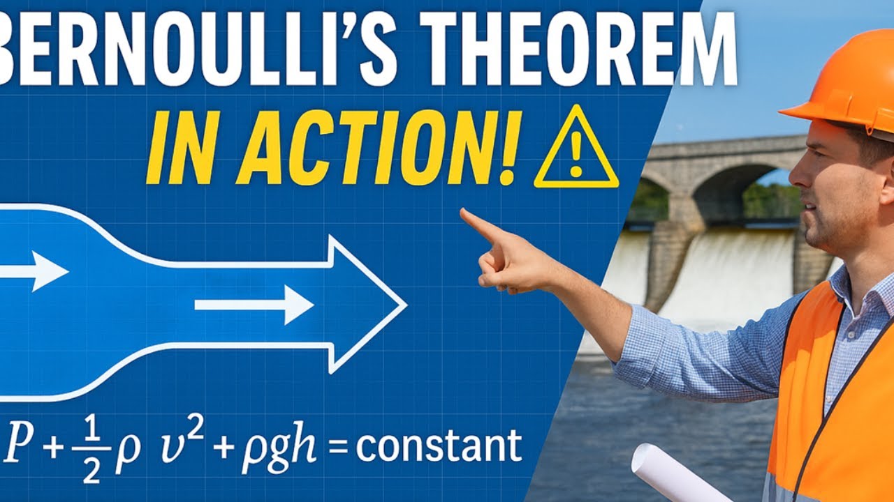Bernoulli's Theorem, Its Principle and Application in Civil Engineering