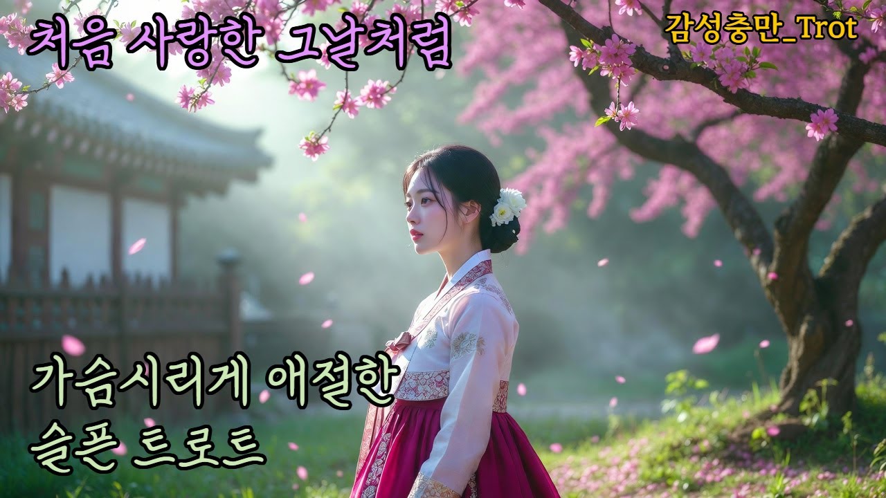 가슴 시리게 애절한 슬픈 트로트_처음 사랑한 그날처럼 #트로트 #k-trot #감성트로트 #애절한노래 #슬픈노래 #슬픈트로트