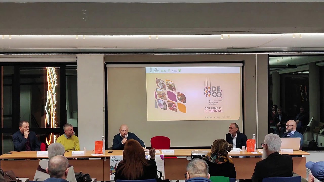 Il Comune di Florinas presenta il logo DE.CO., un segno che racconta il territorio