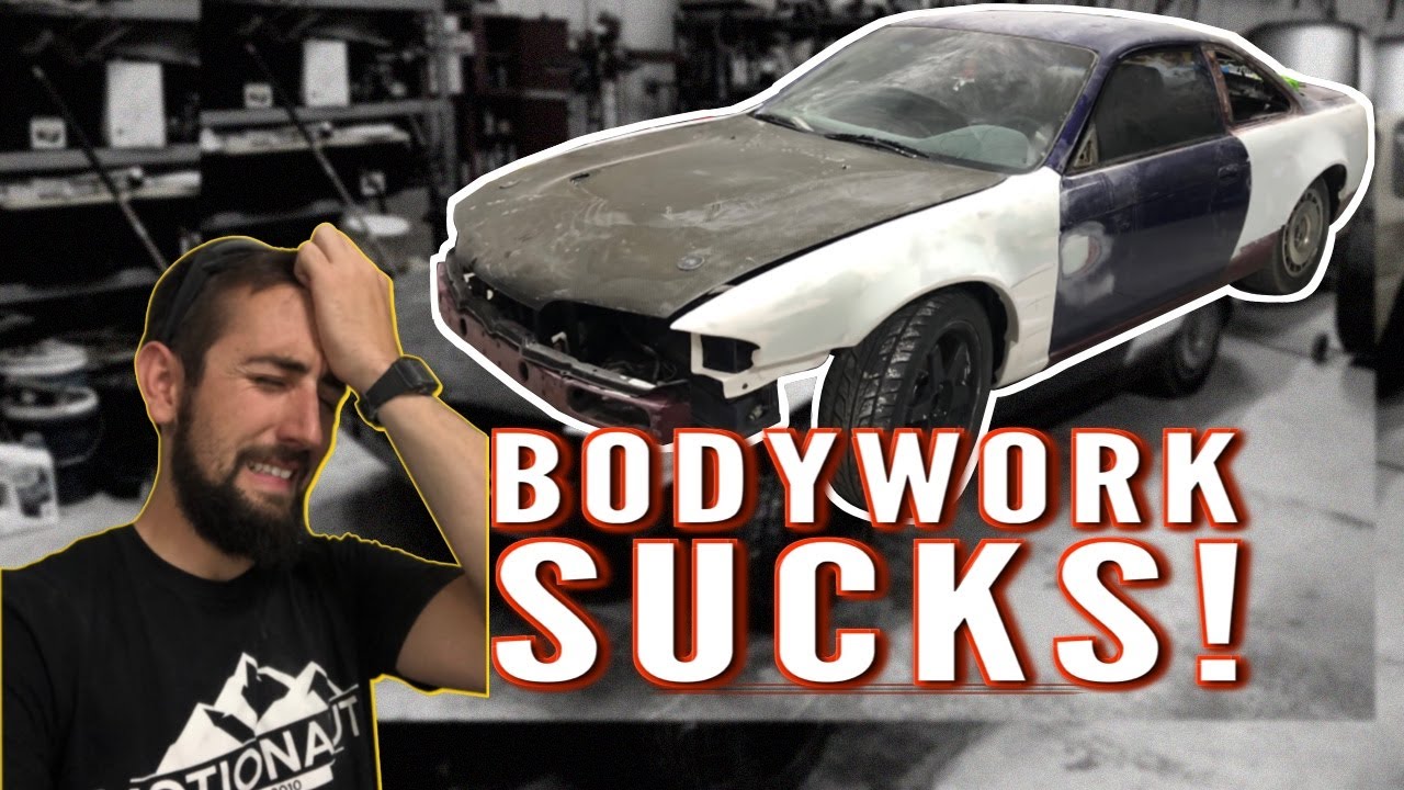 Pt.4 Widebody Nissan s14 240sx Build - BODYWORK BEGINS!