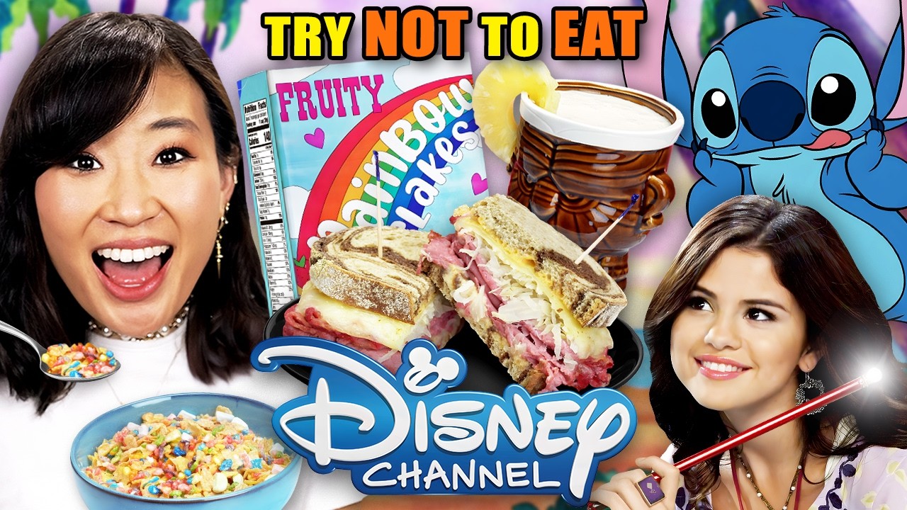 Try Not To Eat - Disney Channel Foods! (Kim Possible, Hannah Montana, Phineas & Ferb)
