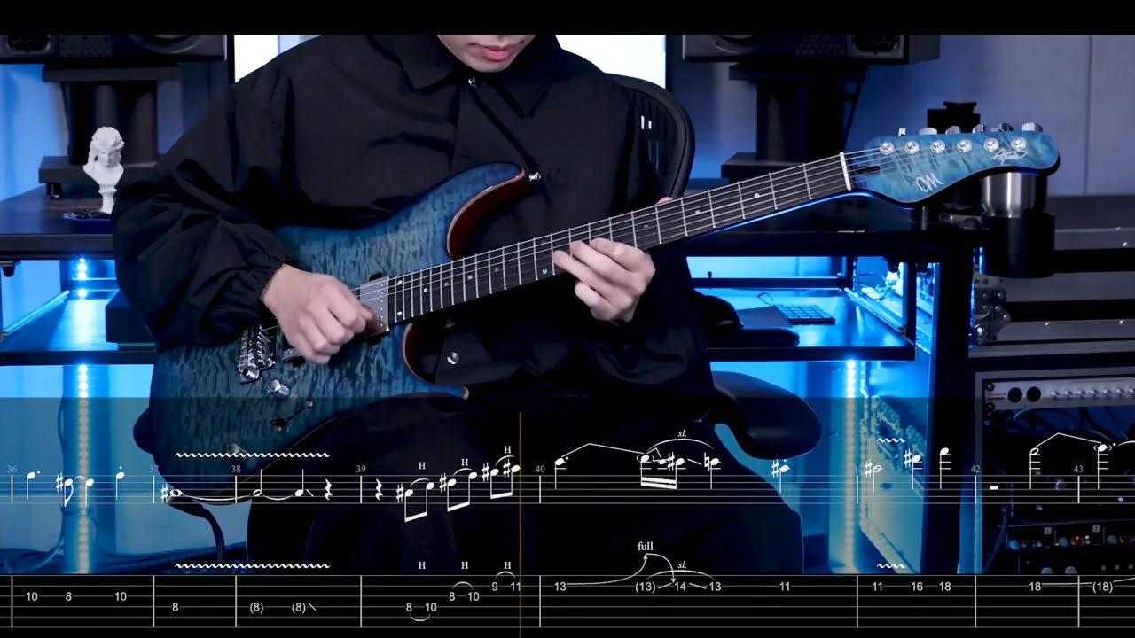 Dolphin Shoals - THE MARIO LICK COVER on Guitar 🚙 | Mayones Aquila Elite S