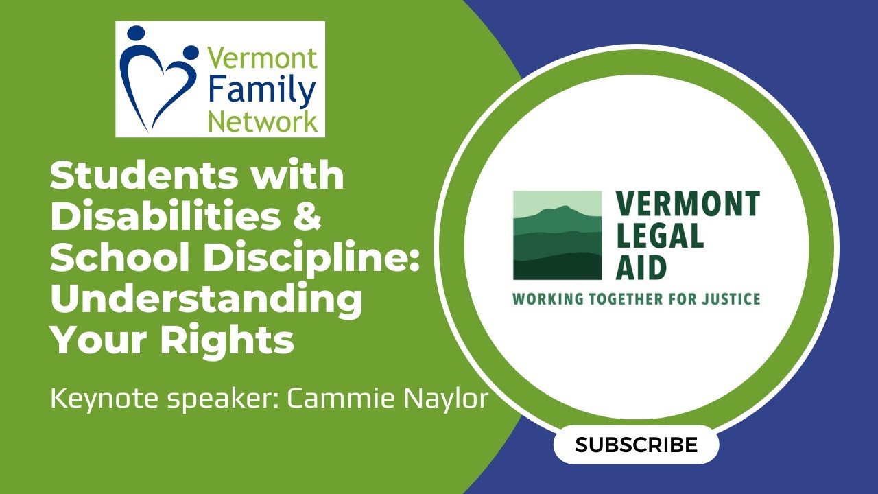 Students with Disabilities and School Discipline - Understanding Your Rights (10/27/22)