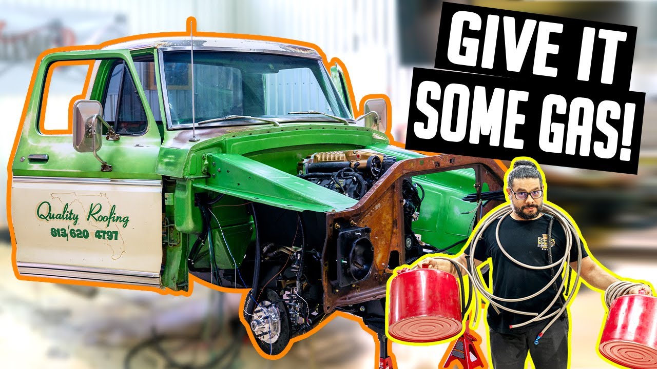 Custom Supercharged 5.0 Coyote Fuel Delivery System - F100: Ep. 3