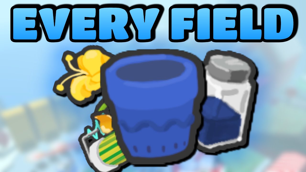 Harvesting Blue Clay Planter From All Fields! - Bee Swarm Simulator