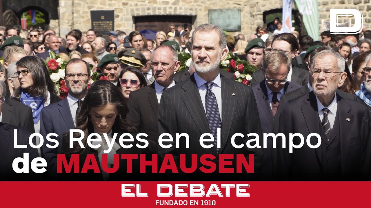 Los Reyes asisten al homenaje a los republicanos asesinados por los nazis en Mauthausen