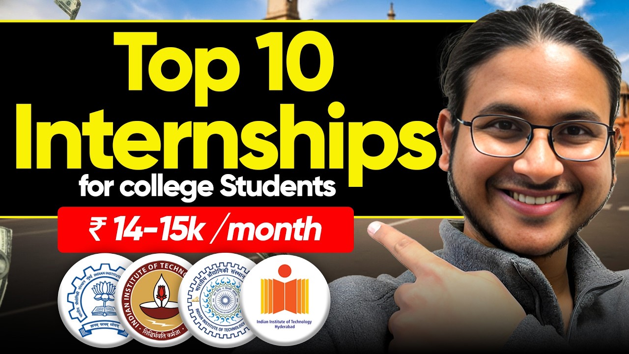 Top 10 IIT Summer Internships 2026 | Stipend, Eligibility & How to Apply