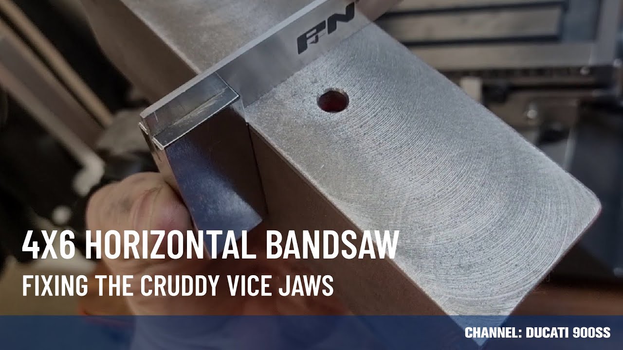 Square The Vice Jaws - 4x6 Bandsaw - Rob's Garage