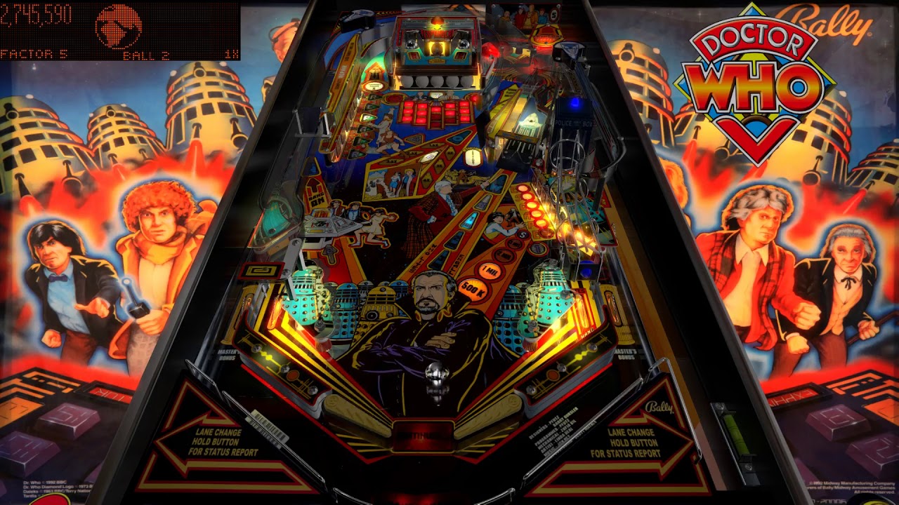 Doctor Who Bally Pinball VPX