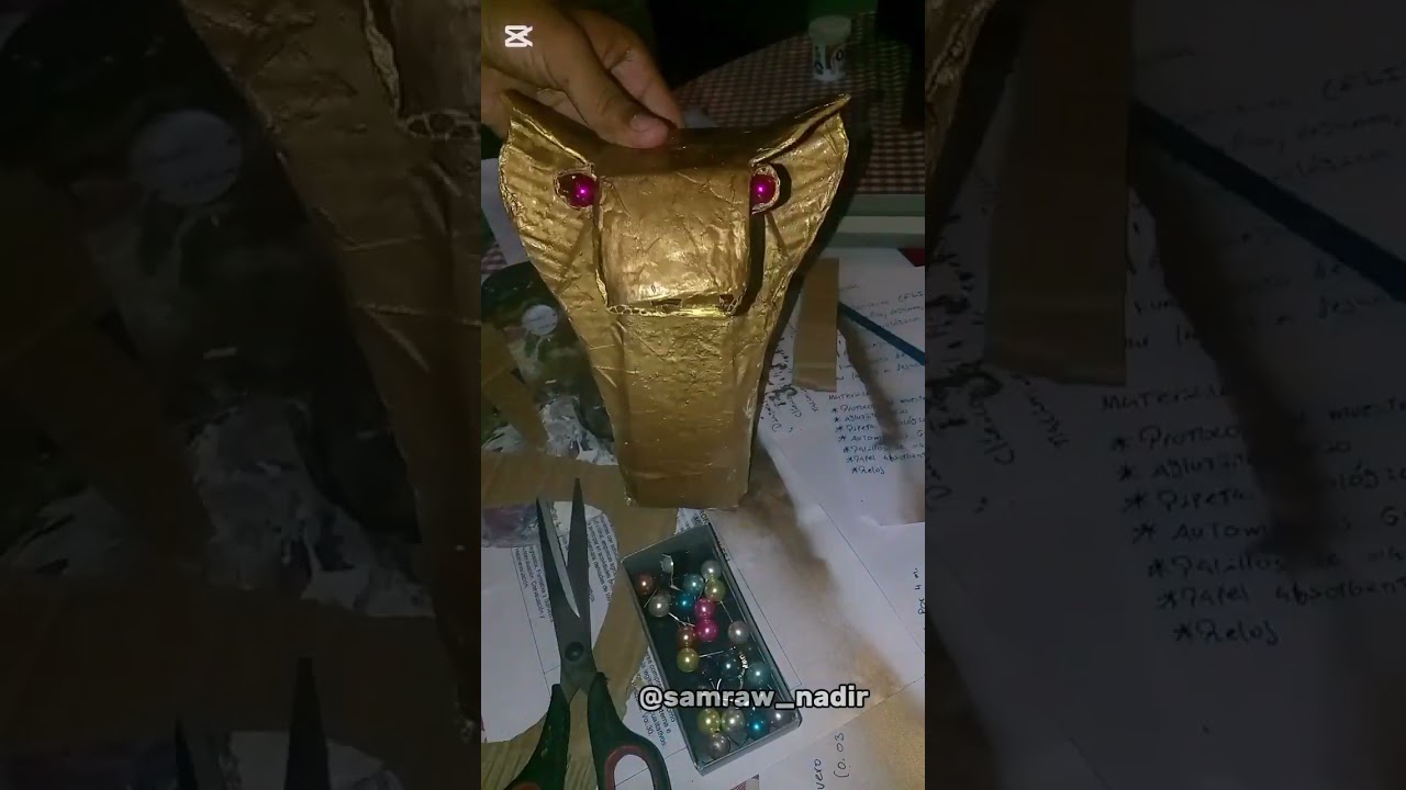 Propmaker #1 | Haciendo el Bastón de Jafar | Aladdin #diycrafts 🧞‍♀️